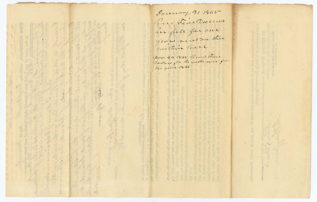 Miniature of Lease of portion of land on Orson Island to John T. Davis