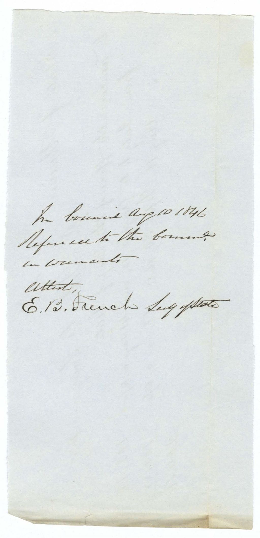 Miniature of Voucher, John H. Sawyer