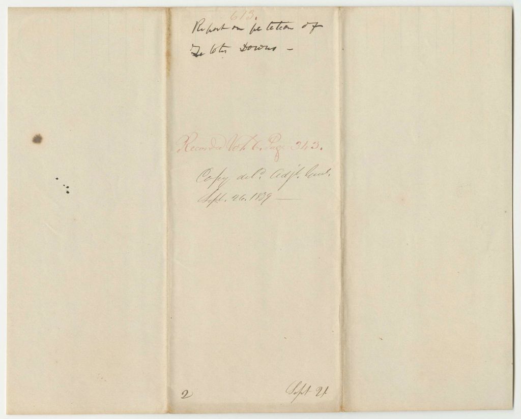 Miniature of Report 613: Report on the Organization of a Company of Light Infantry in Albion
