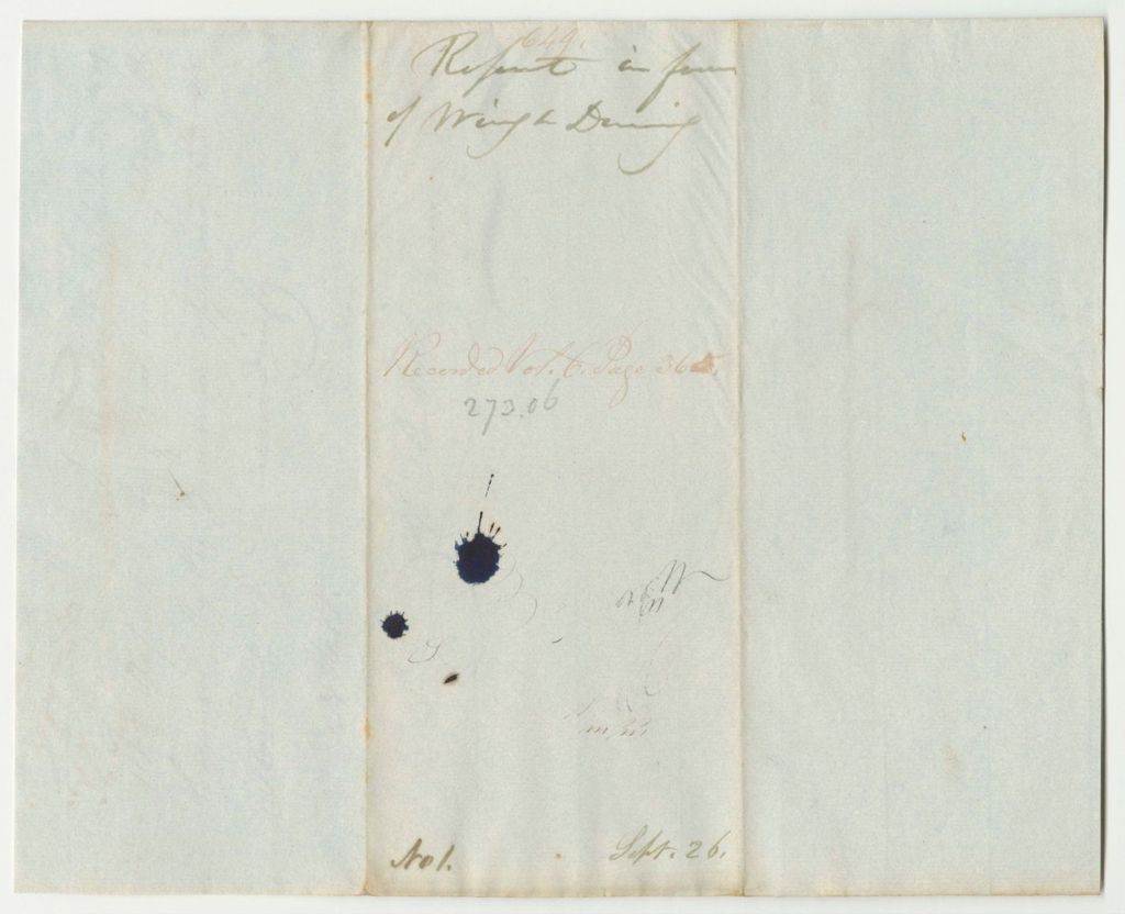 Miniature of Report 649: Warrant in Favor of Wing and Deering for Supplies for the State Prison