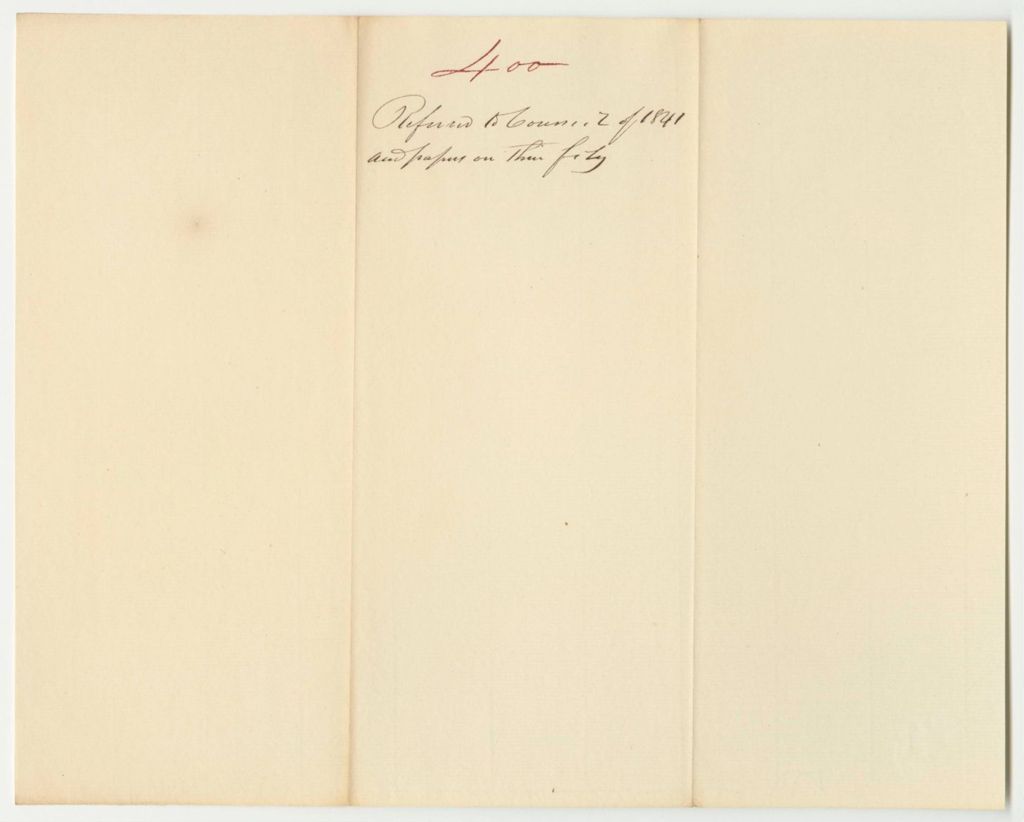 Miniature of Report 400: Report in Favor of Nathan Stanley, Agent for the Mars Hill Road