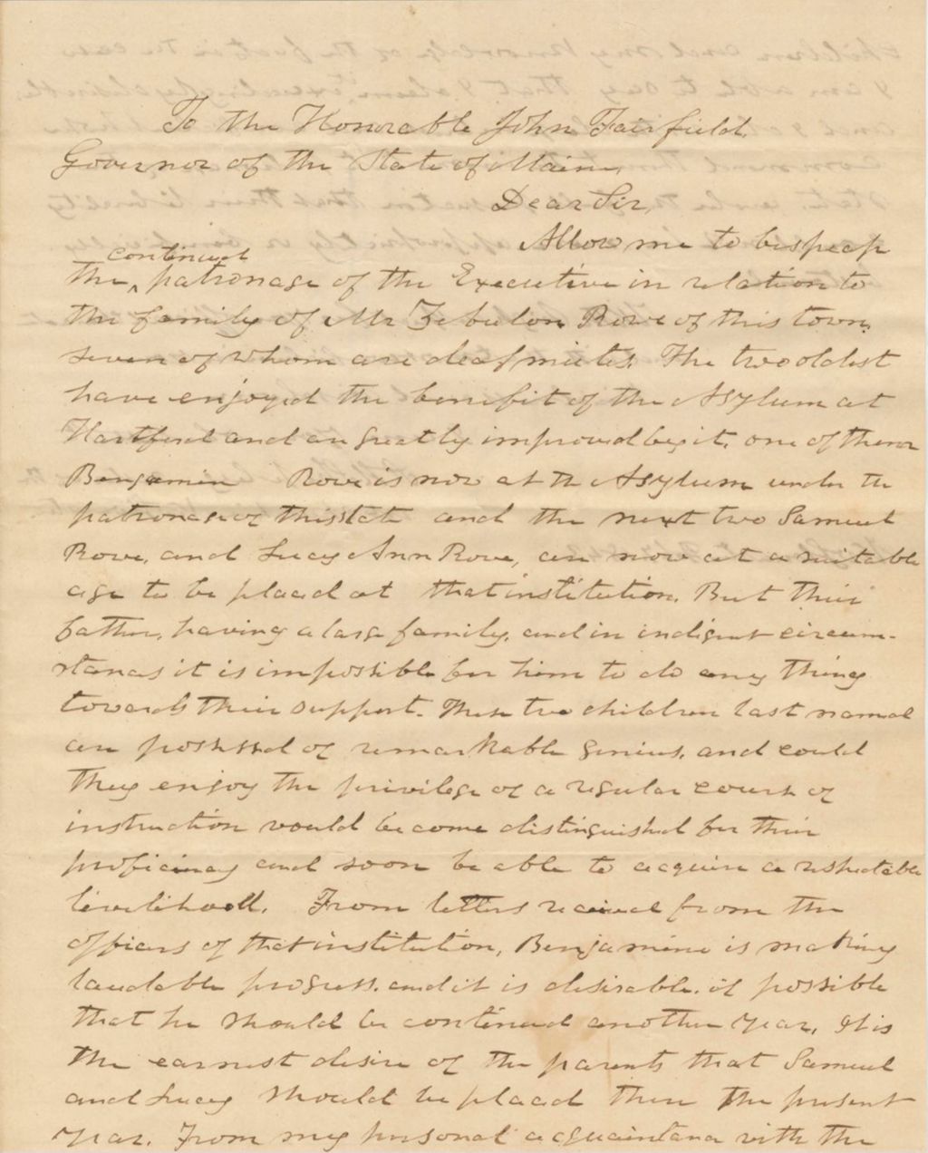 Miniature of Petition of F.H. Sheplet et al for Rowe