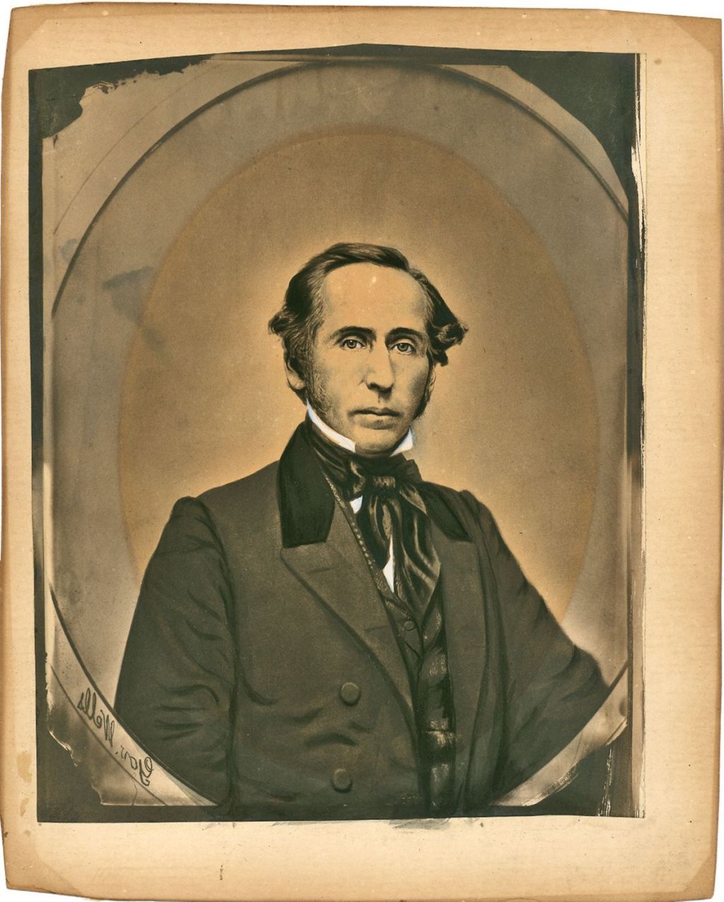 Miniature of Samuel Wells (1856)