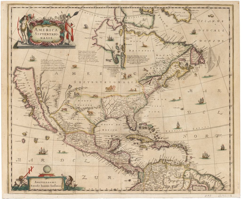 Miniature of BMC 09--America Septentrionalis [1641]