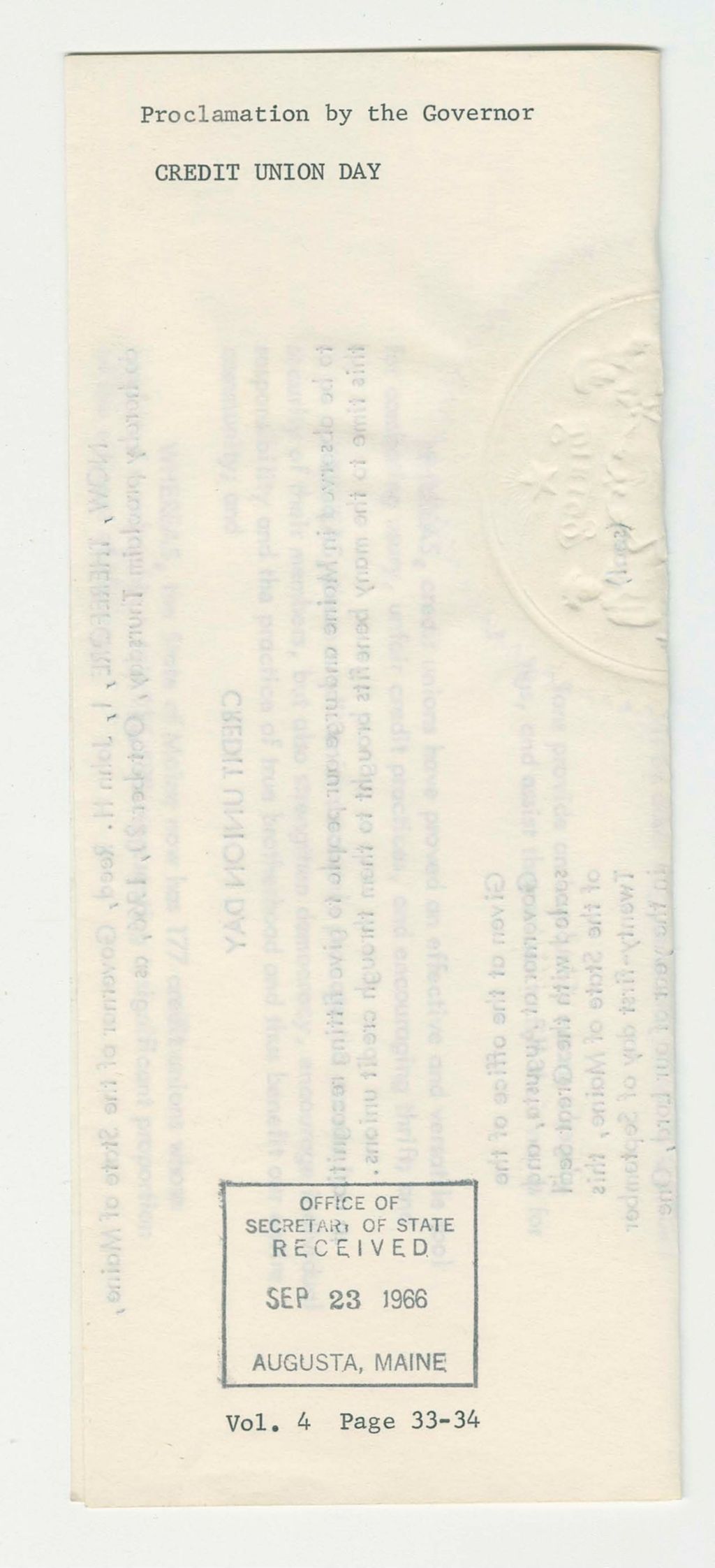 Miniature of Credit Union Day