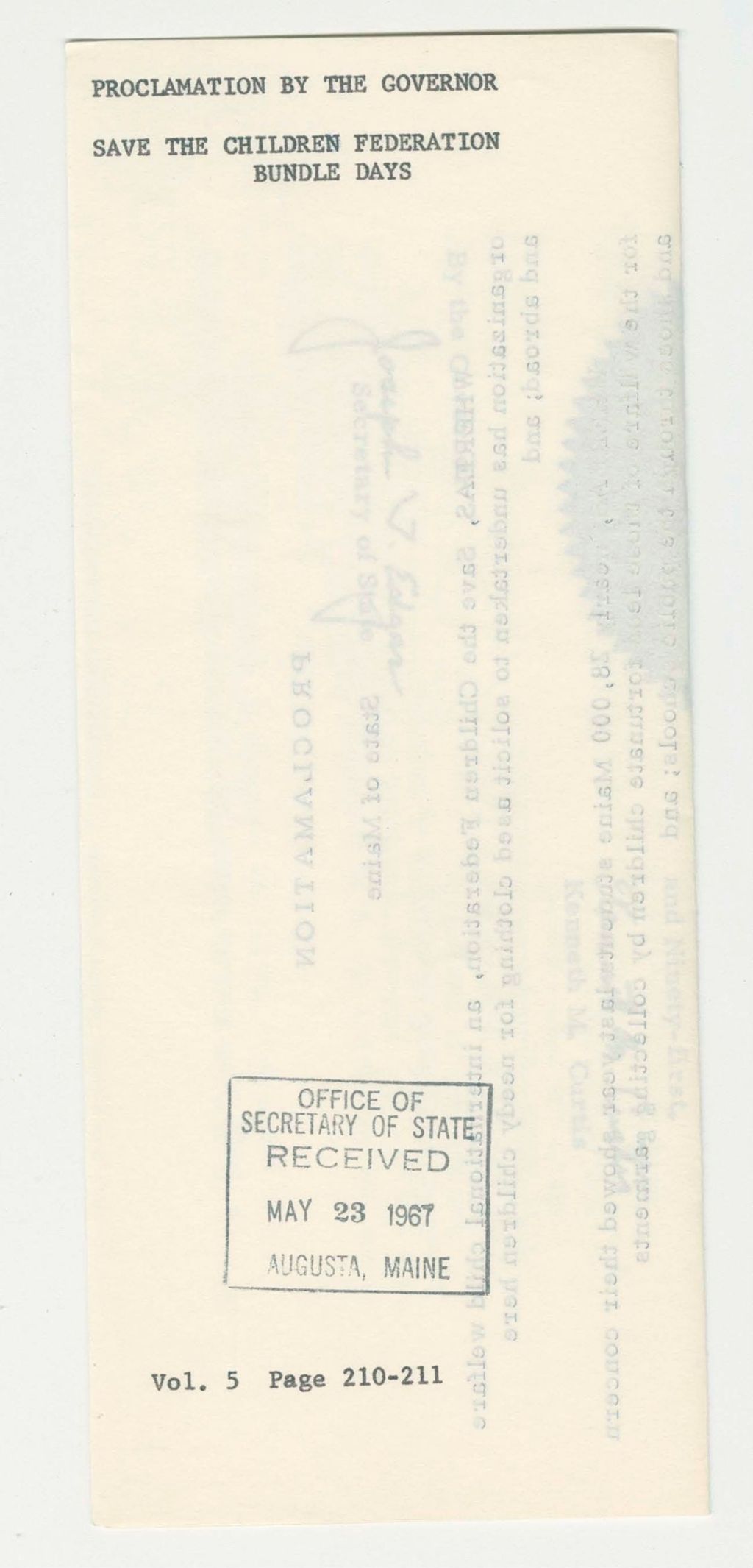 Miniature of Save the Children Federation Bundle Days