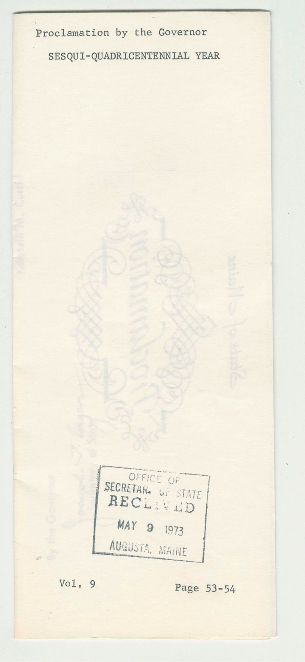 Miniature of Sesqui-Quadricentennial Year