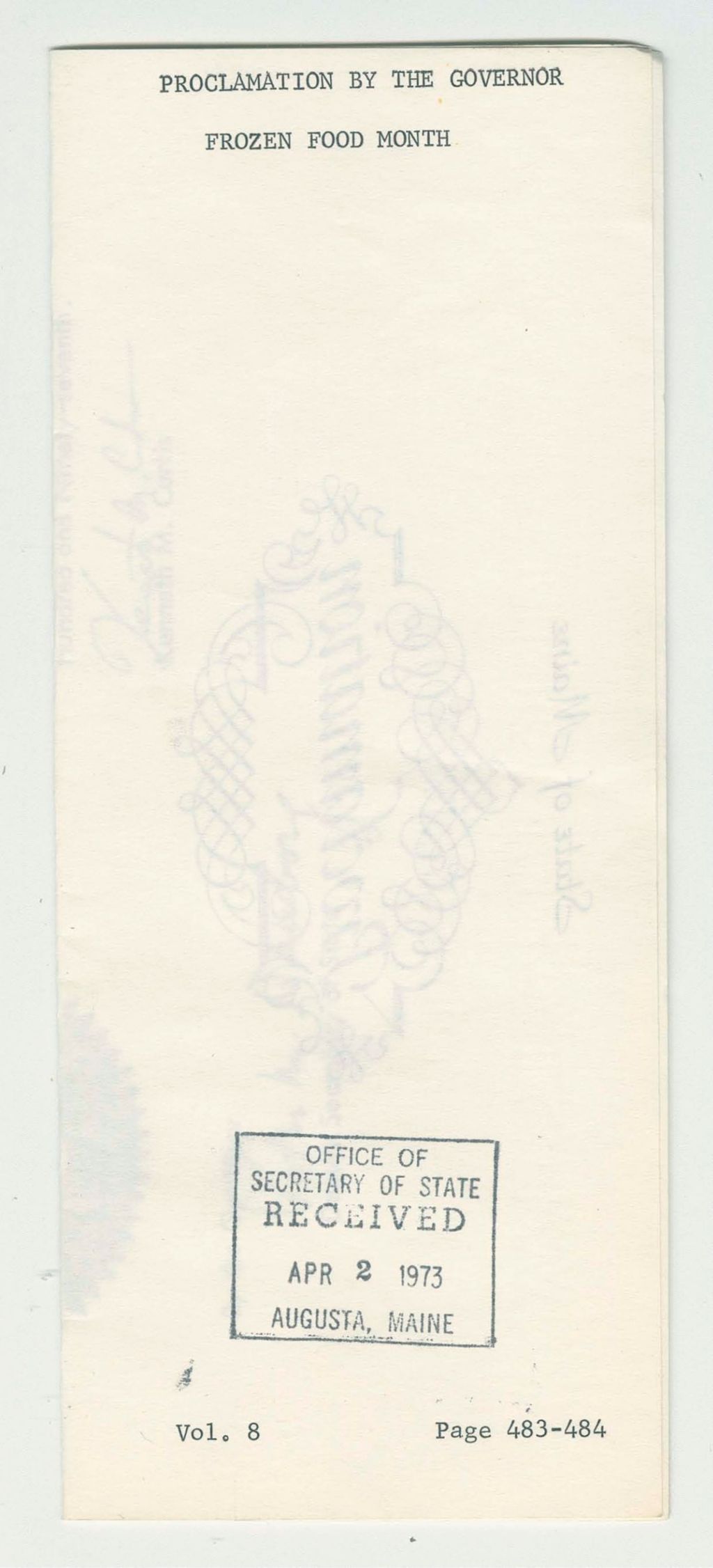Miniature of Frozen Food Month