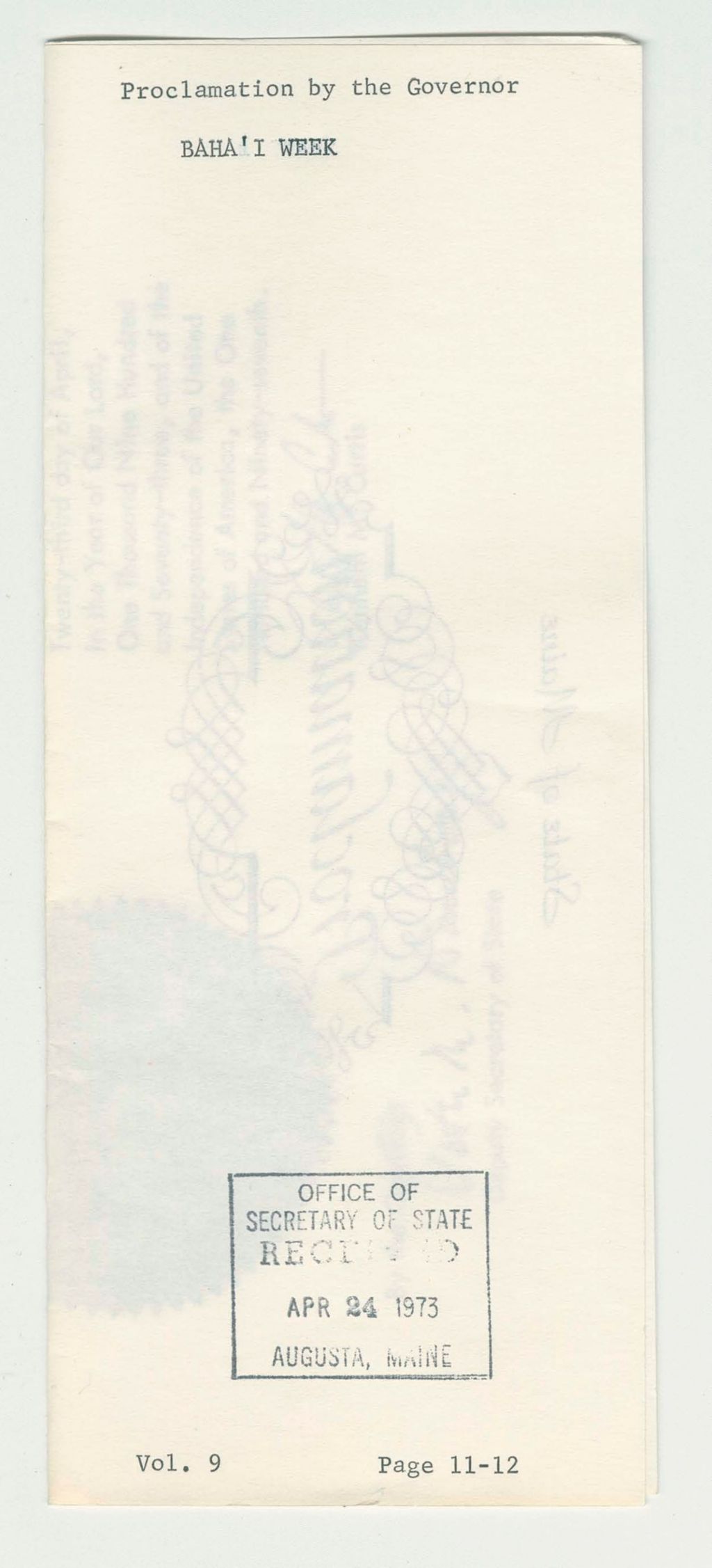 Miniature of Baha'I Week