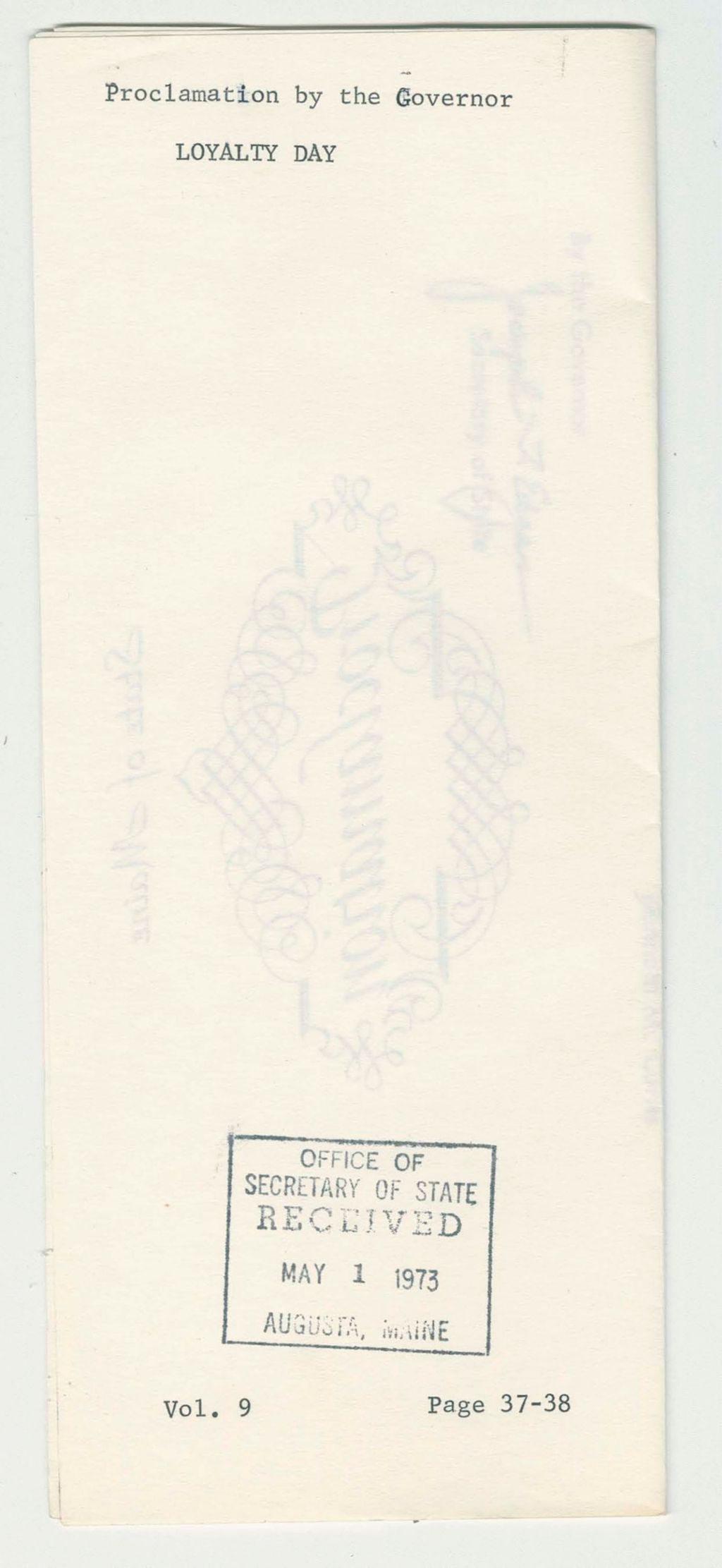 Miniature of Loyalty Day