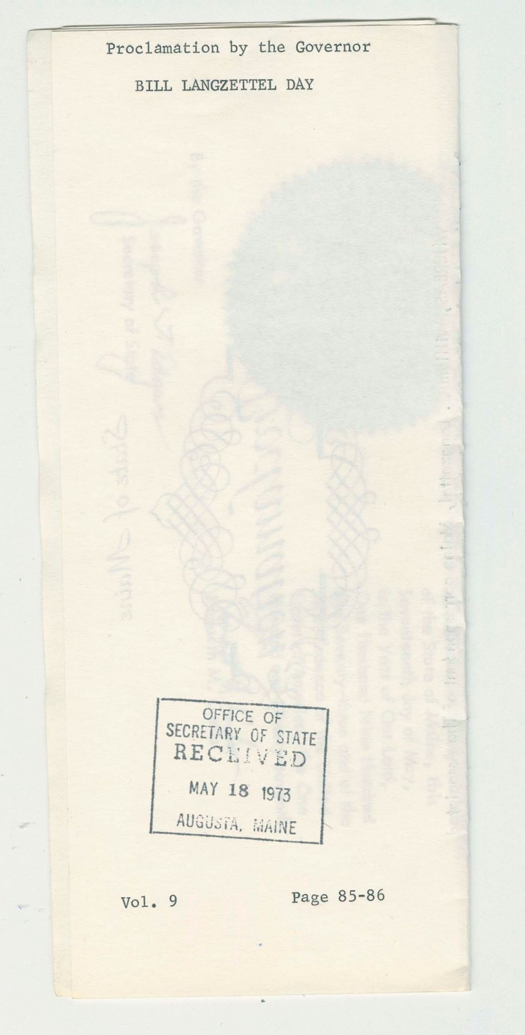 Miniature of Bill Langzettel Day