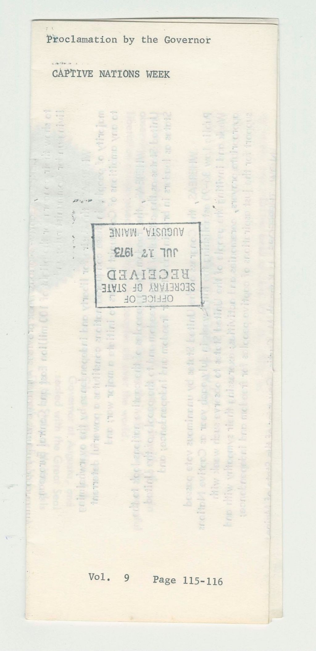 Miniature of Captive Nations Week