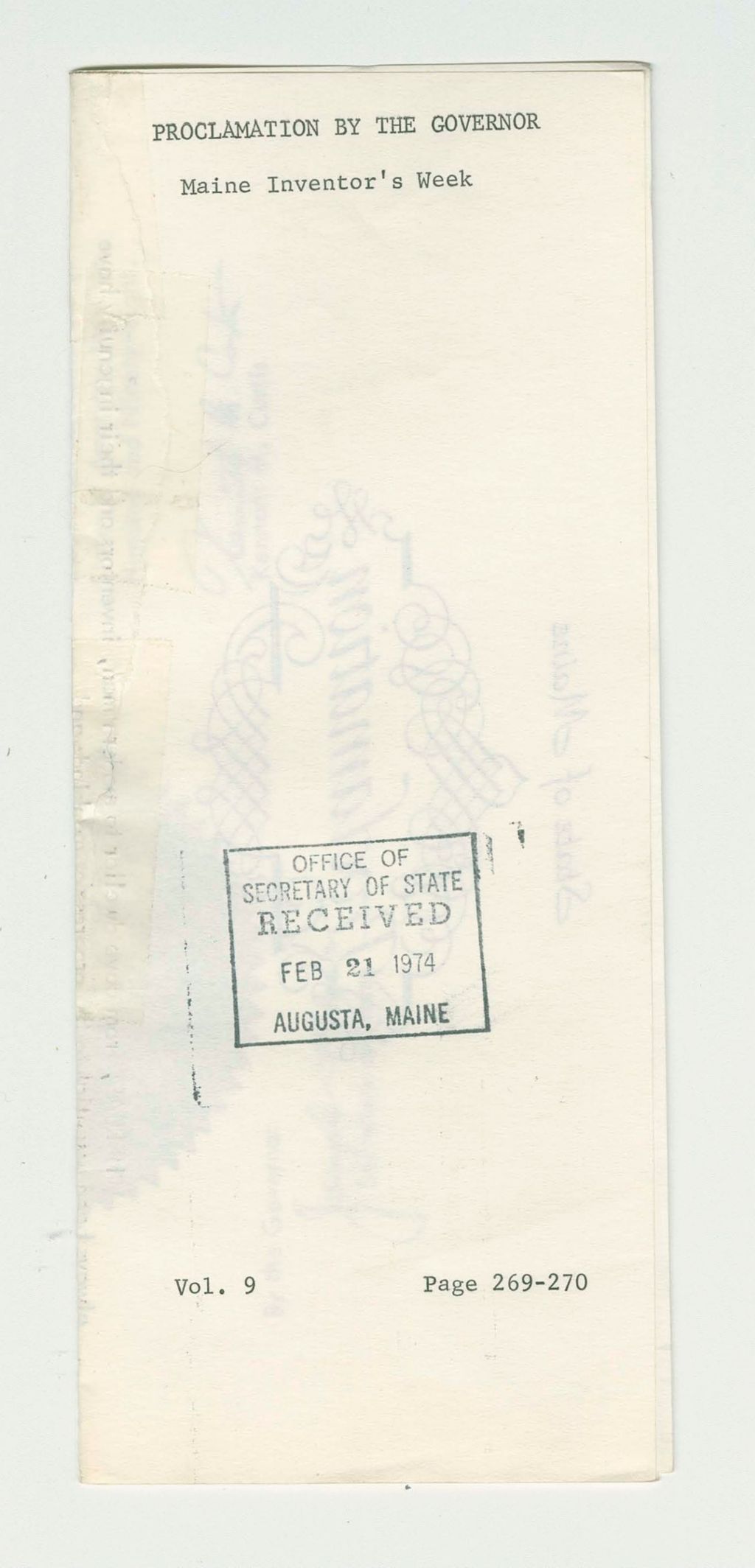Miniature of Maine Inventor's Week