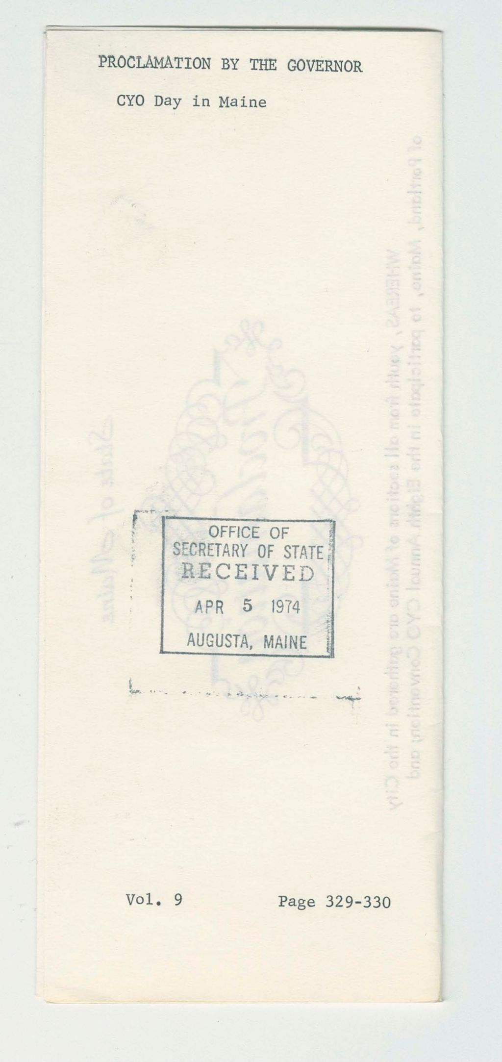 Miniature of CYO Day in Maine