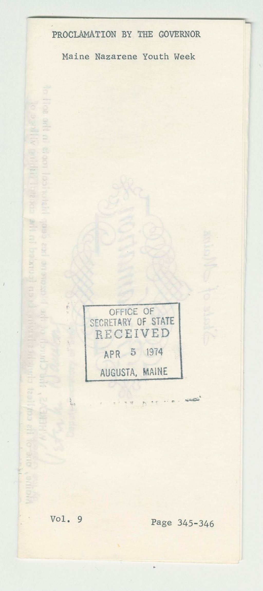 Miniature of Maine Nazarene Youth Week