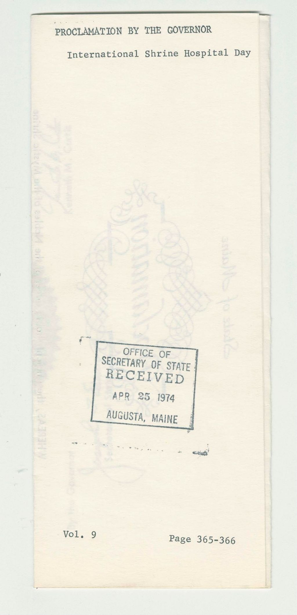 Miniature of International Shrine Hospital Day