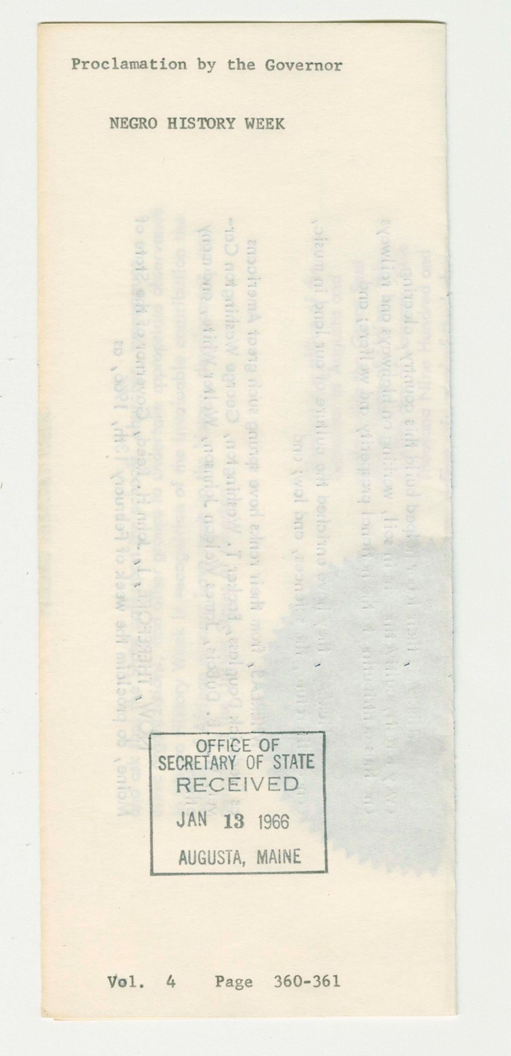 Miniature of Negro History Week
