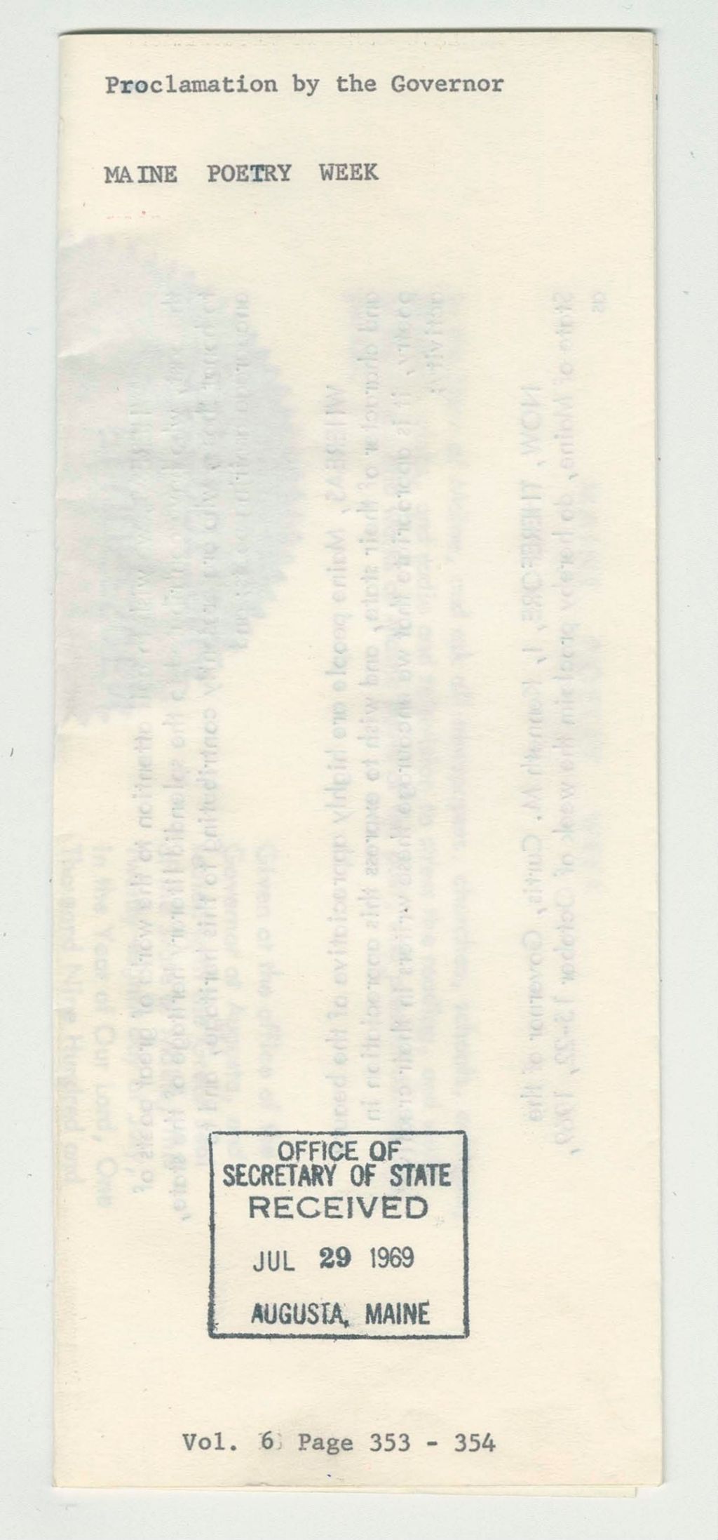 Miniature of Maine Poetry Week