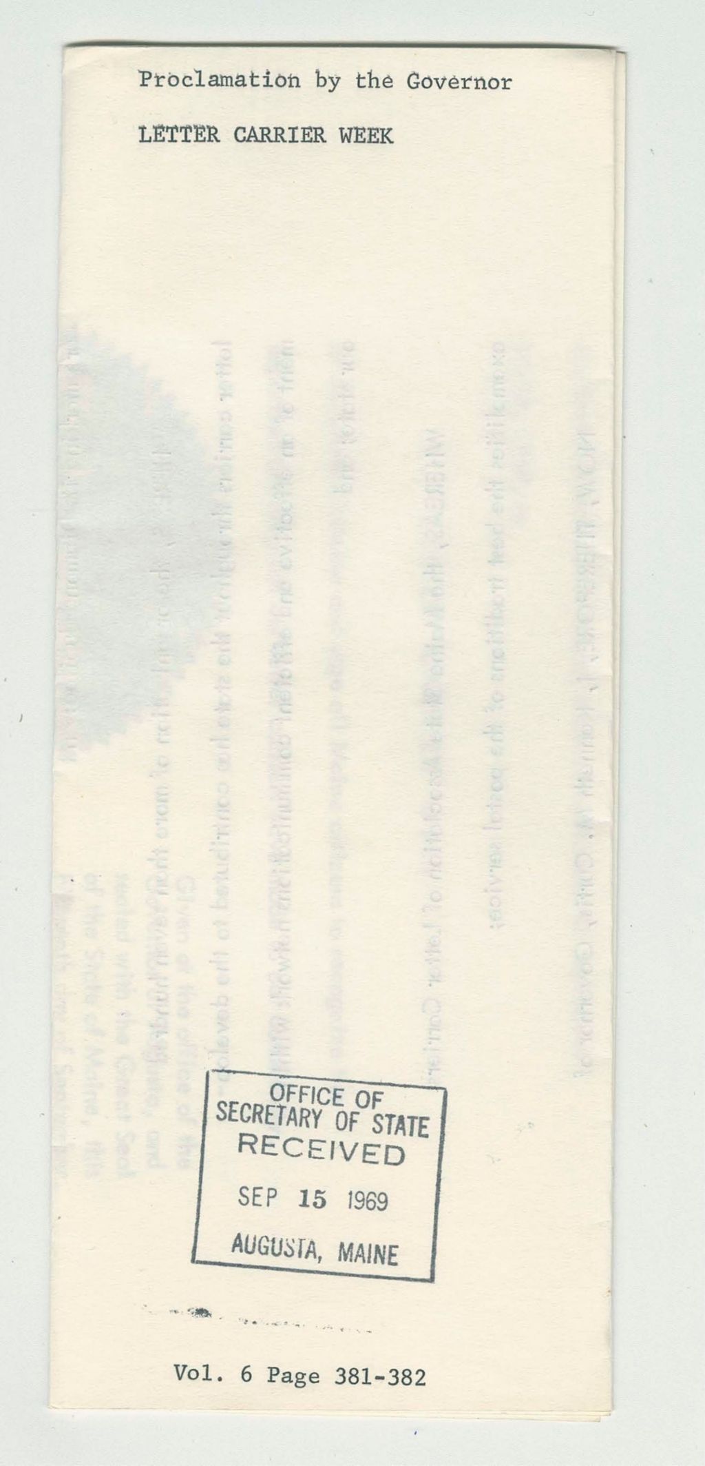 Miniature of Letter Carrier Week