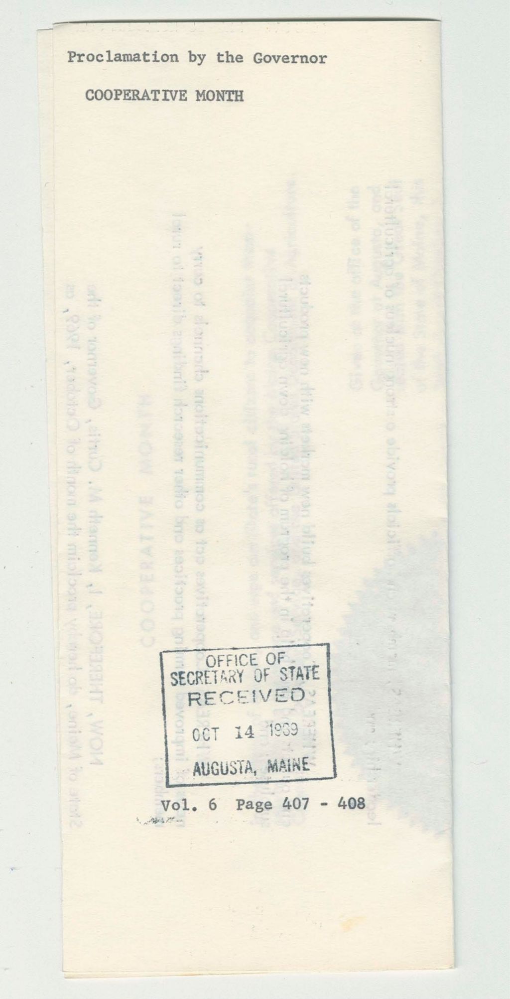Miniature of Cooperative Month