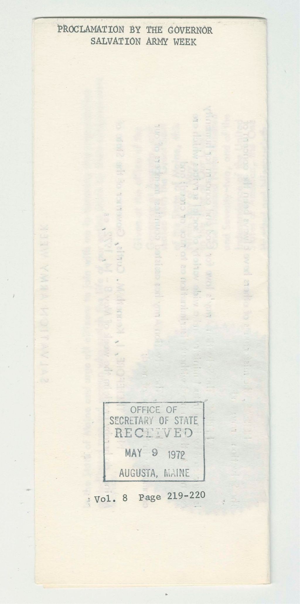 Miniature of Salvation Army Week