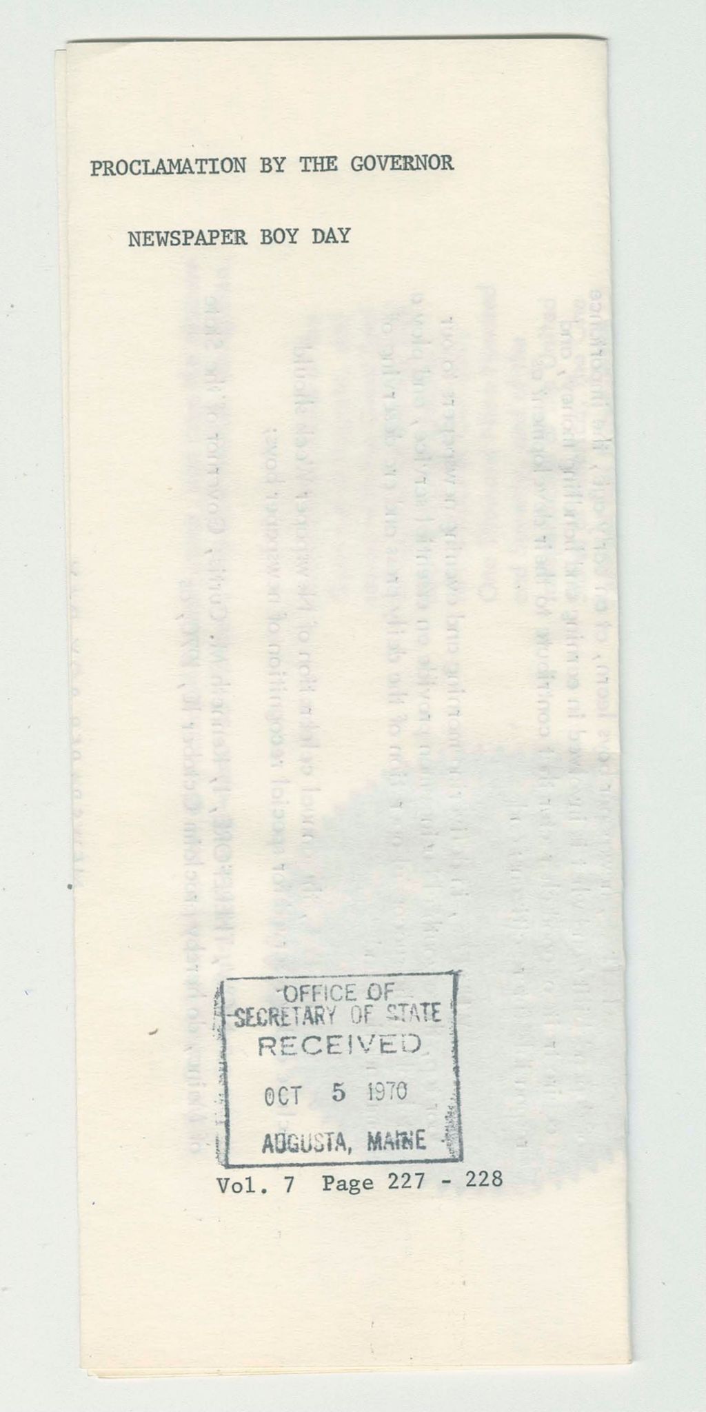 Miniature of Newspaper Boy Day