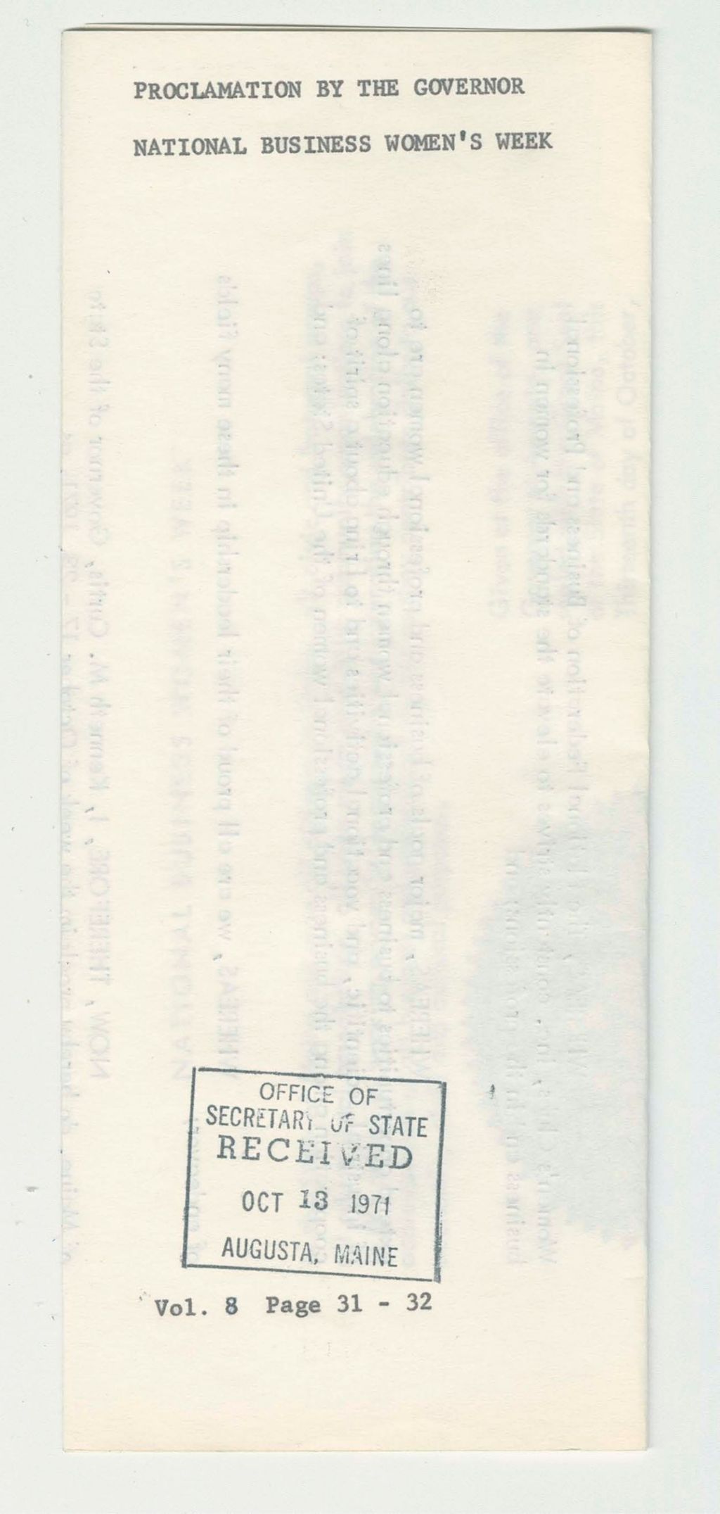 Miniature of National Business Women's Week