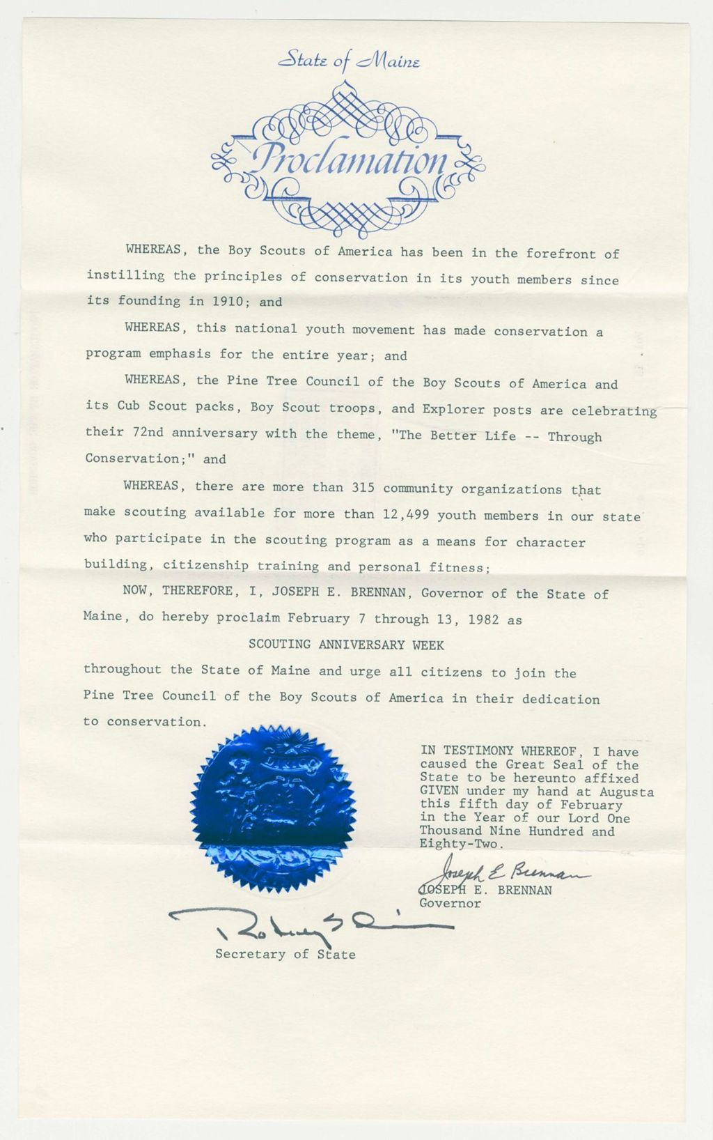 Miniature of Scouting Anniversary Week