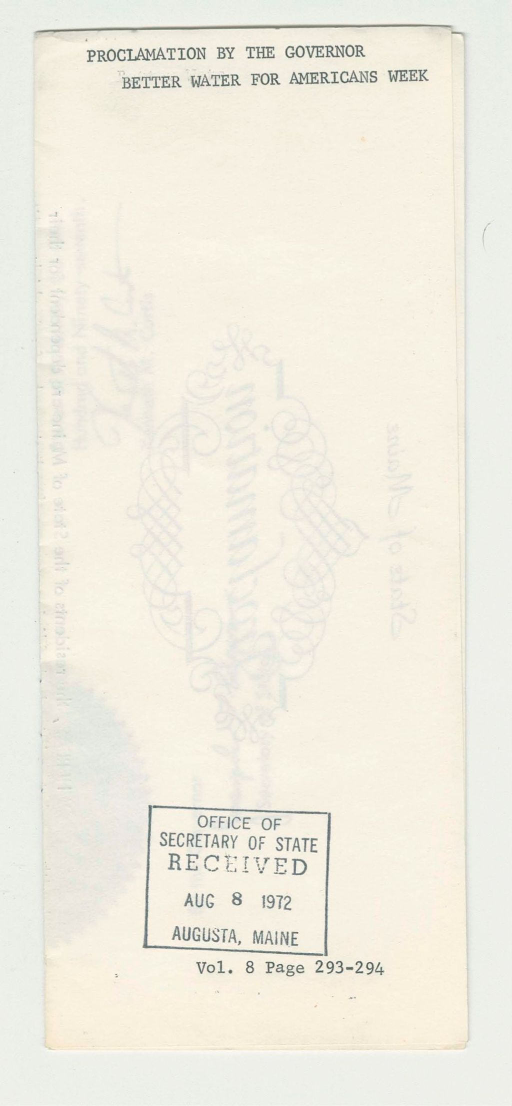 Miniature of Better Water for Americans Week