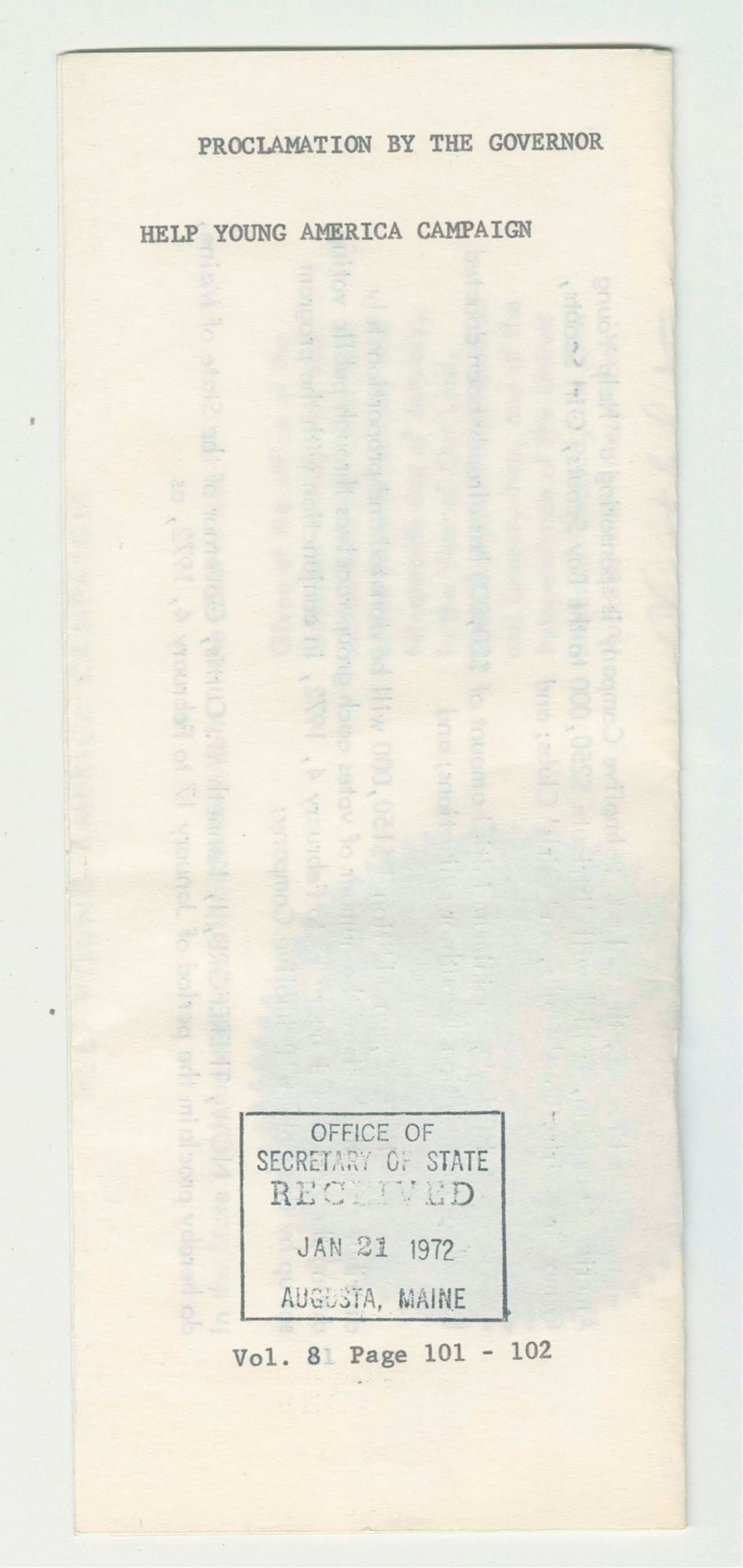 Miniature of Help Young America Campaign