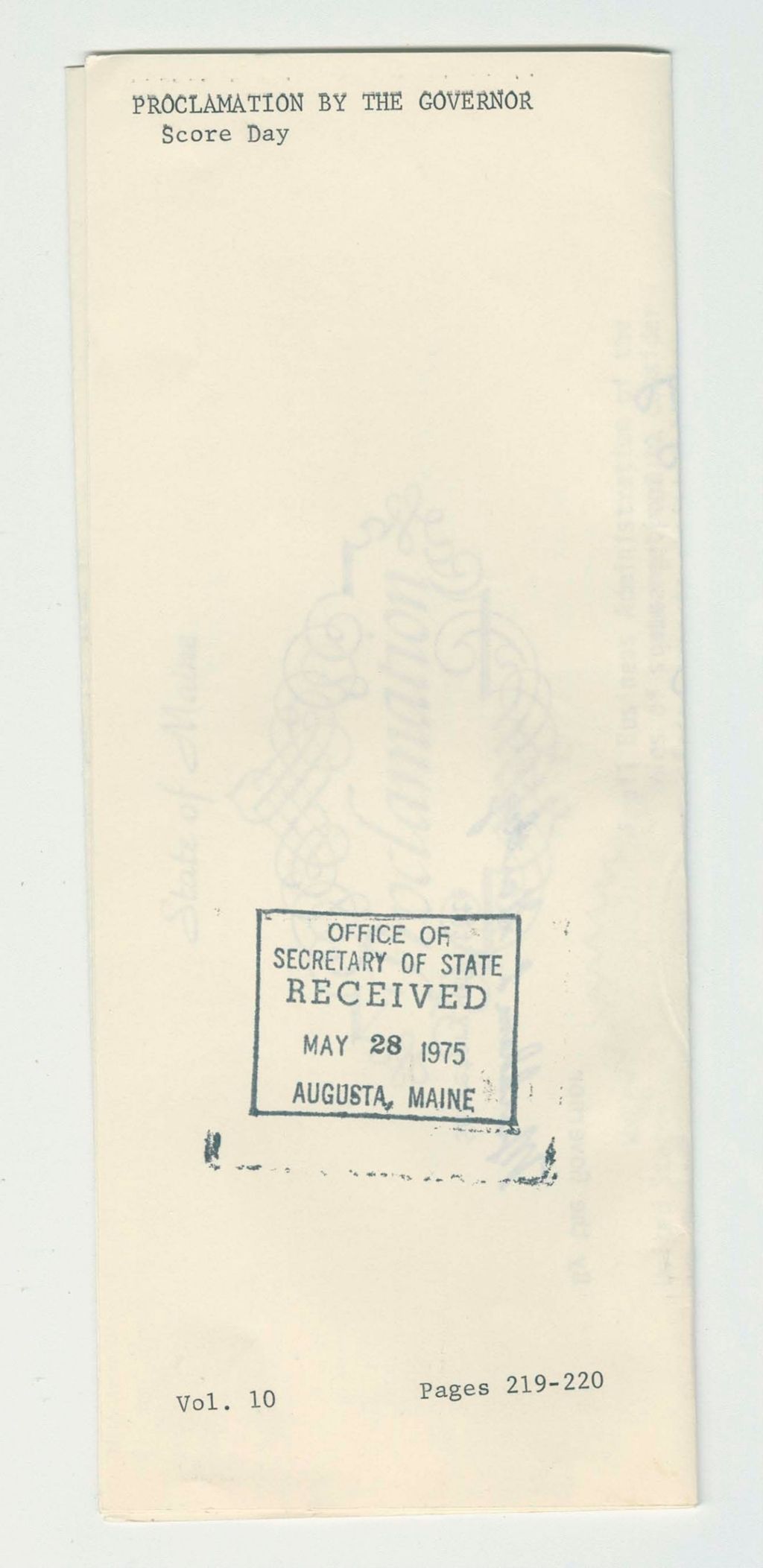 Miniature of Score Day