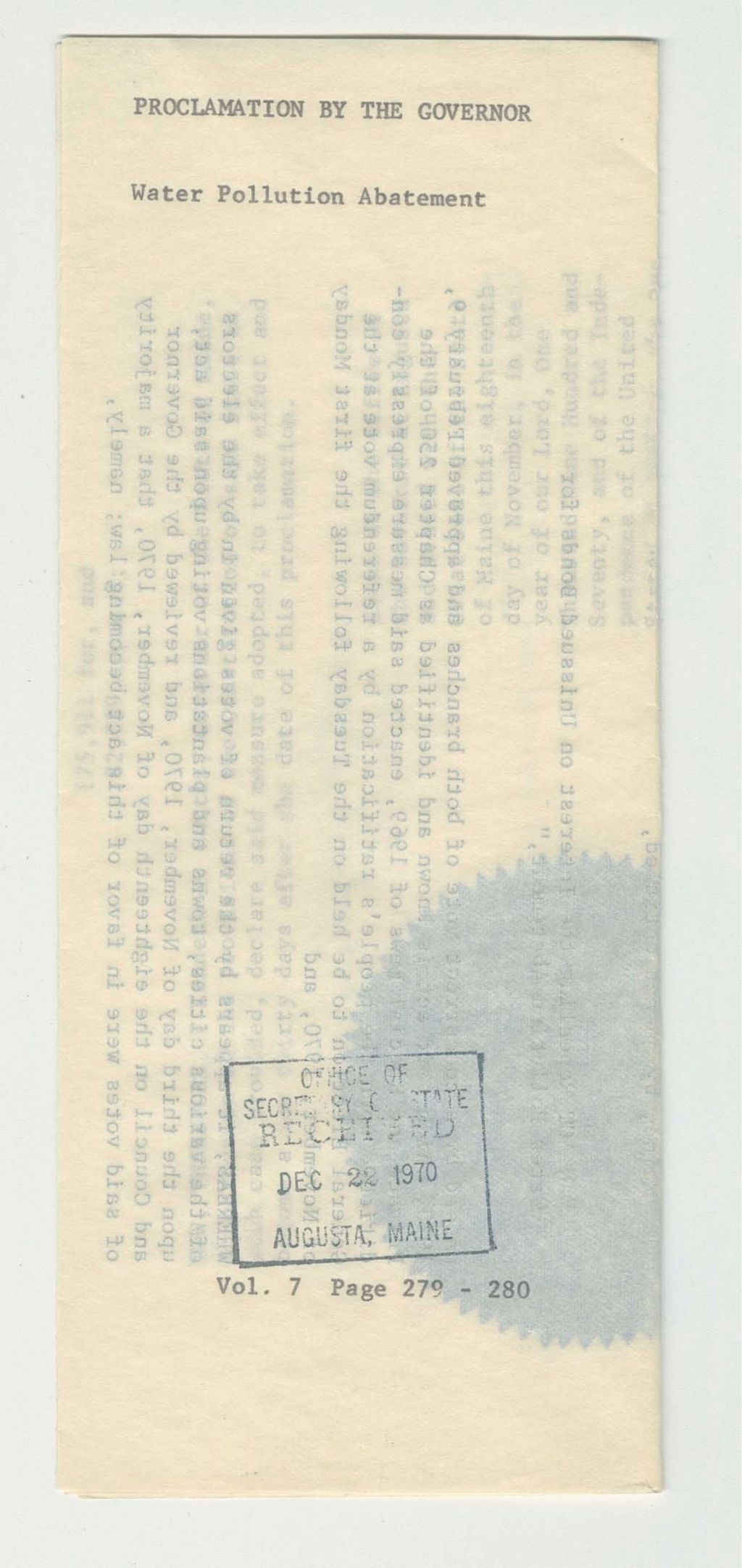 Miniature of Water Pollution Abatement