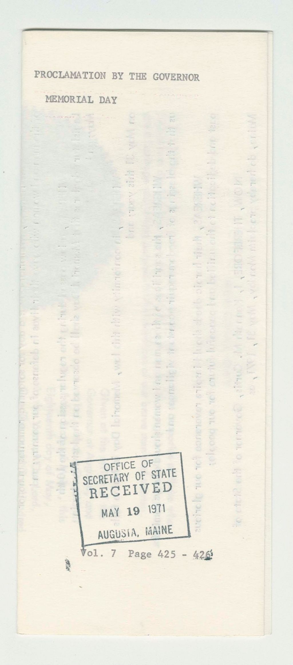 Miniature of Memorial Day