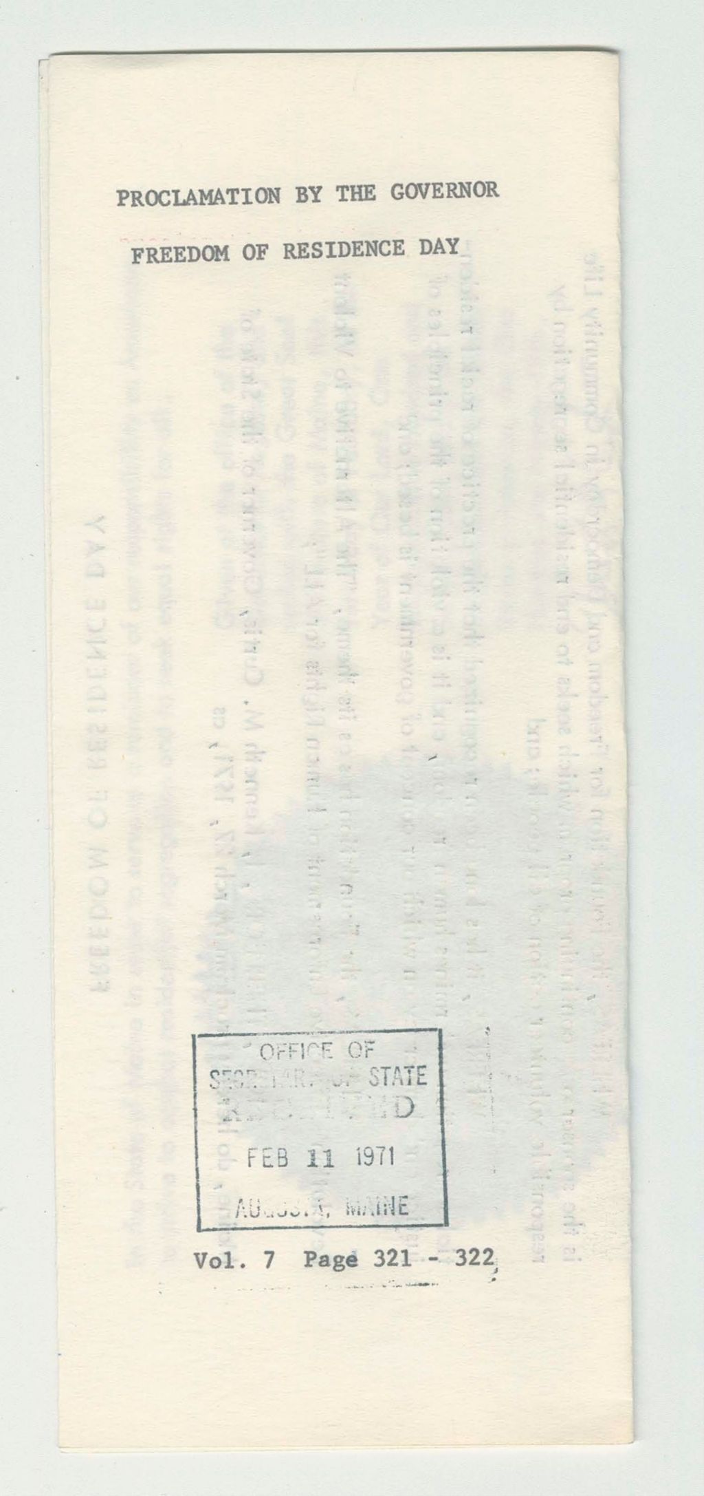 Miniature of Maine Poetry Week/ Poetry Day