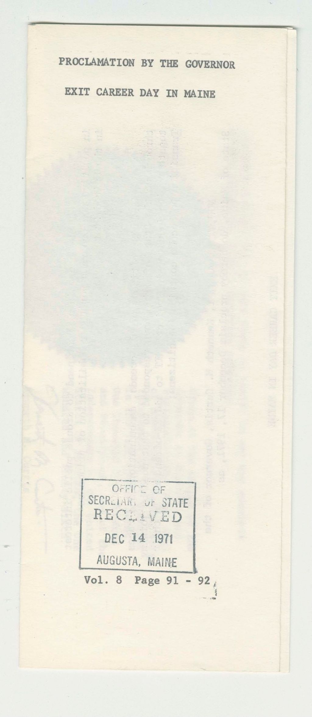 Miniature of Exit Career Day in Maine