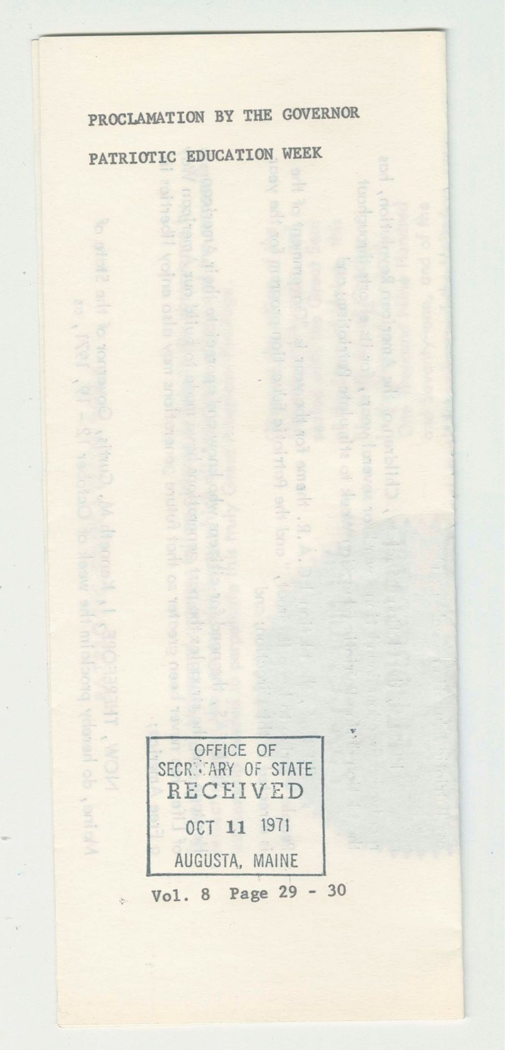 Miniature of Patriotic Education Week