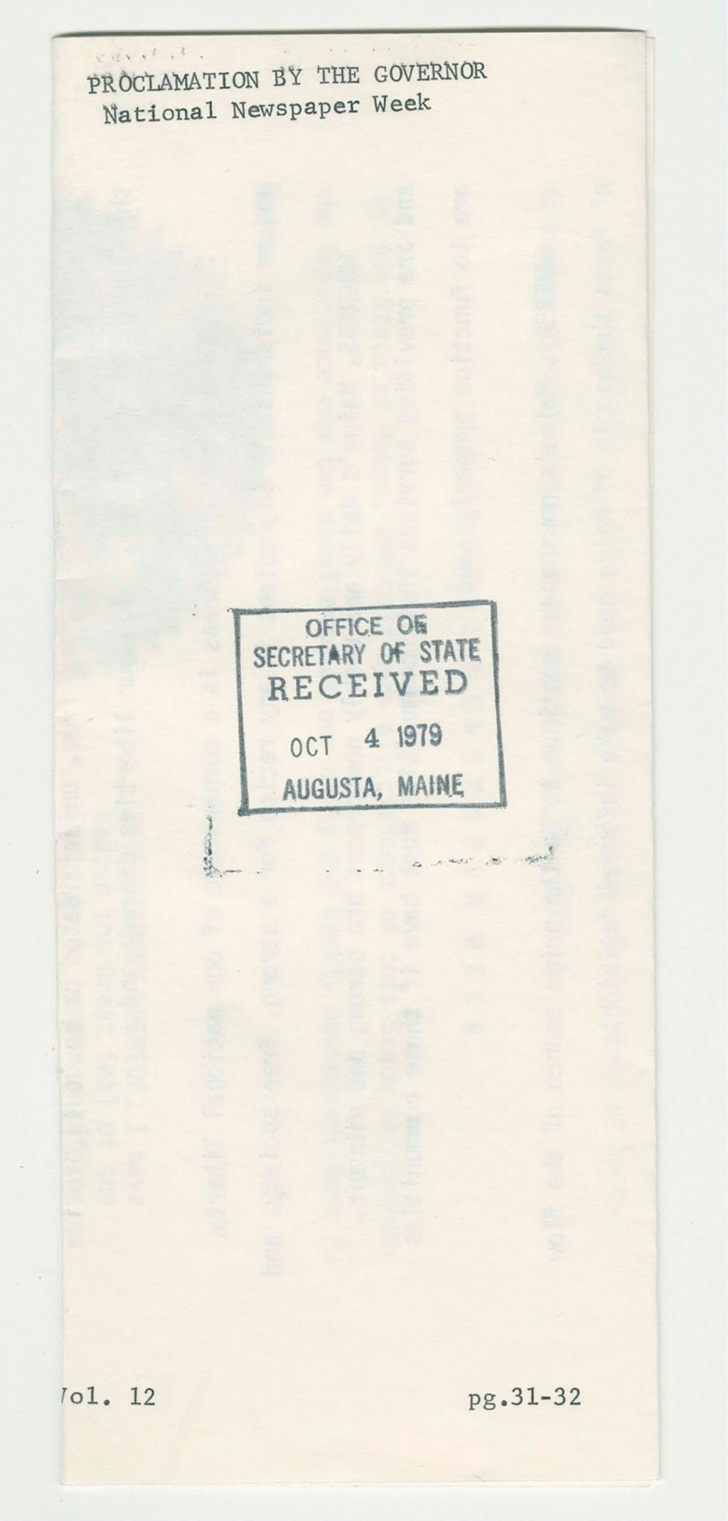 Miniature of National Newspaper Week