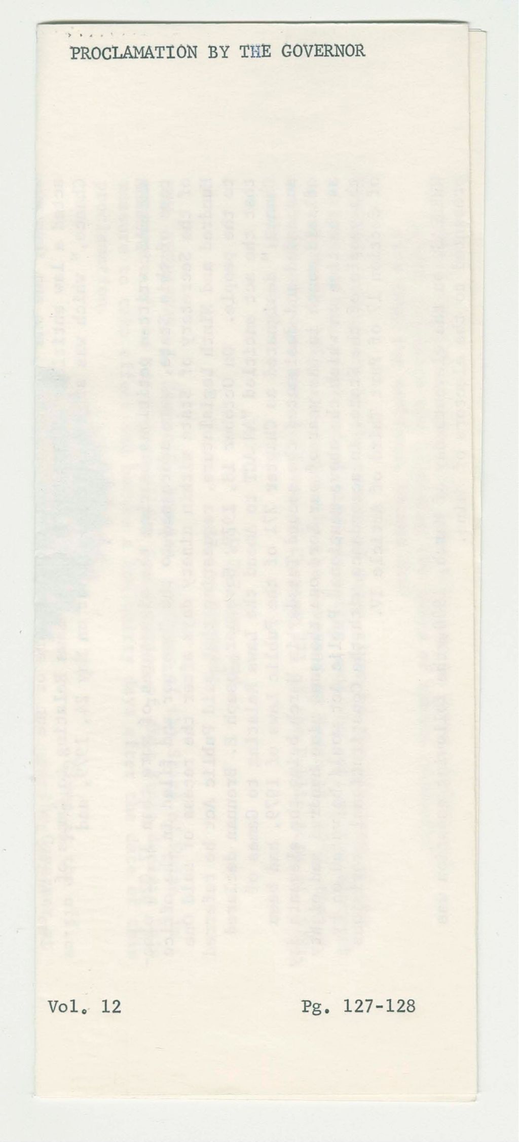 Miniature of Acceptance of An Act to Amend the Laws Relating to Games of Chance