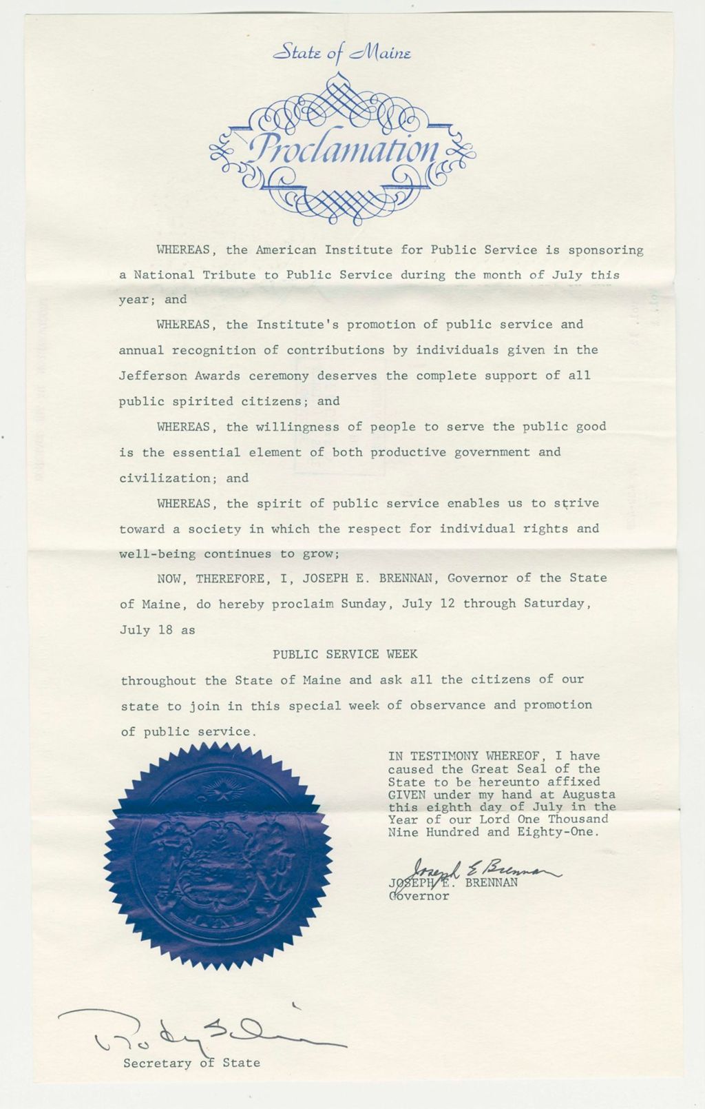 Miniature of Public Service Week