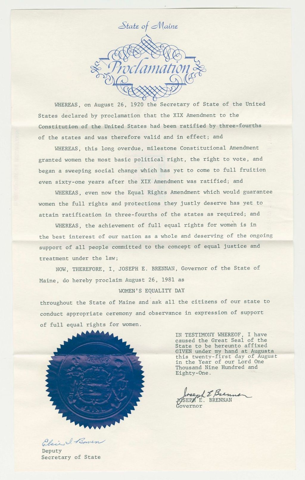 Miniature of Women's Equality Day