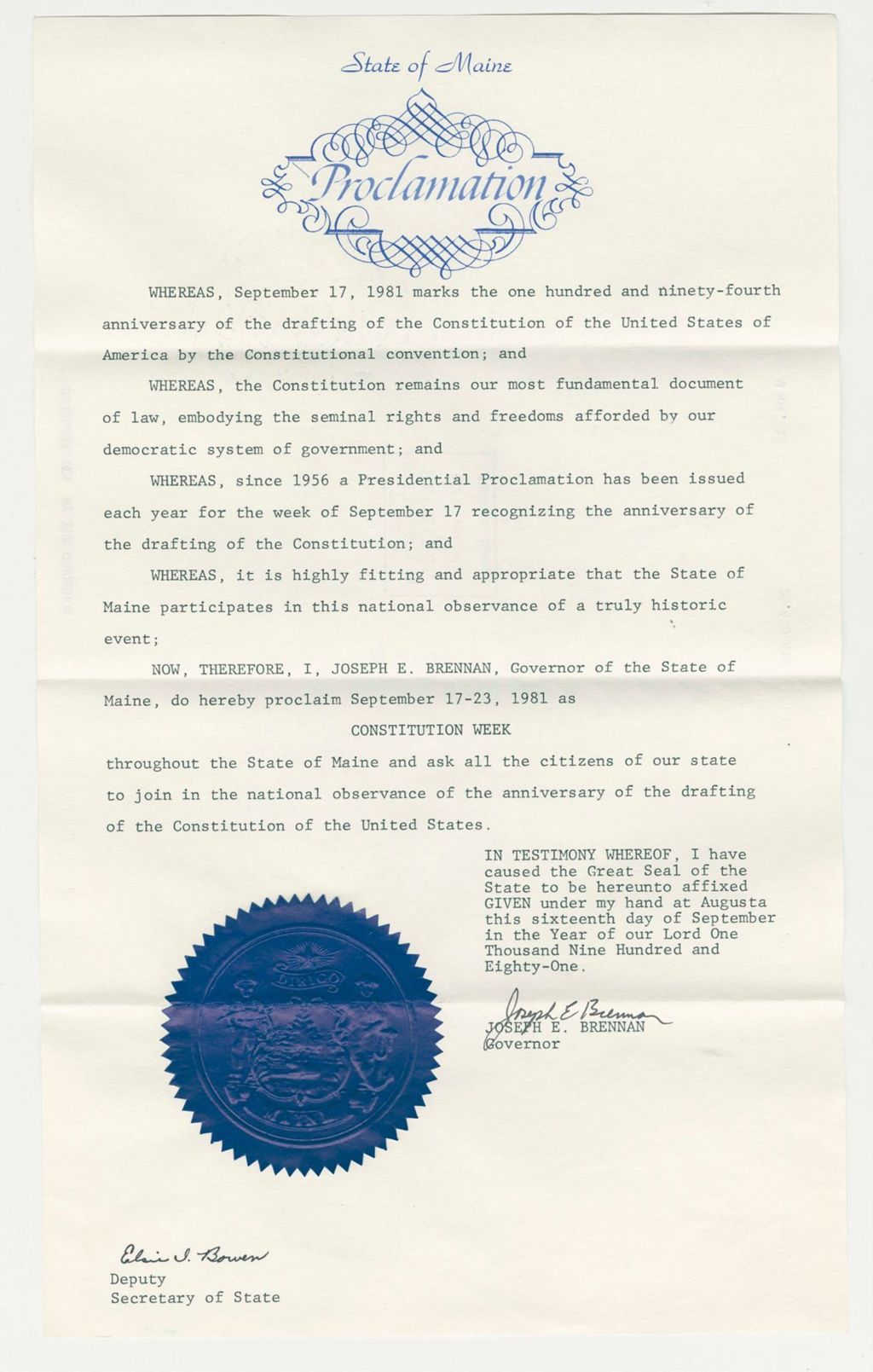 Miniature of Constitution Week