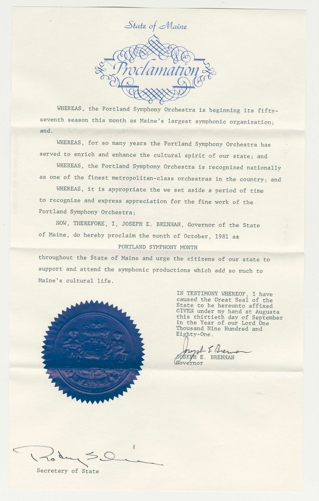 Miniature of Portland Symphony Month