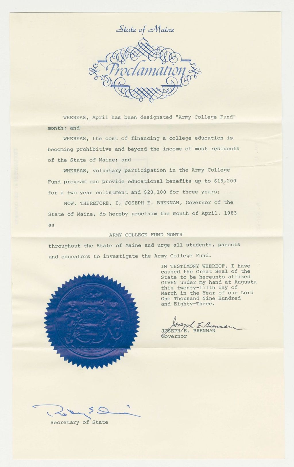 Miniature of Army College Fund Month