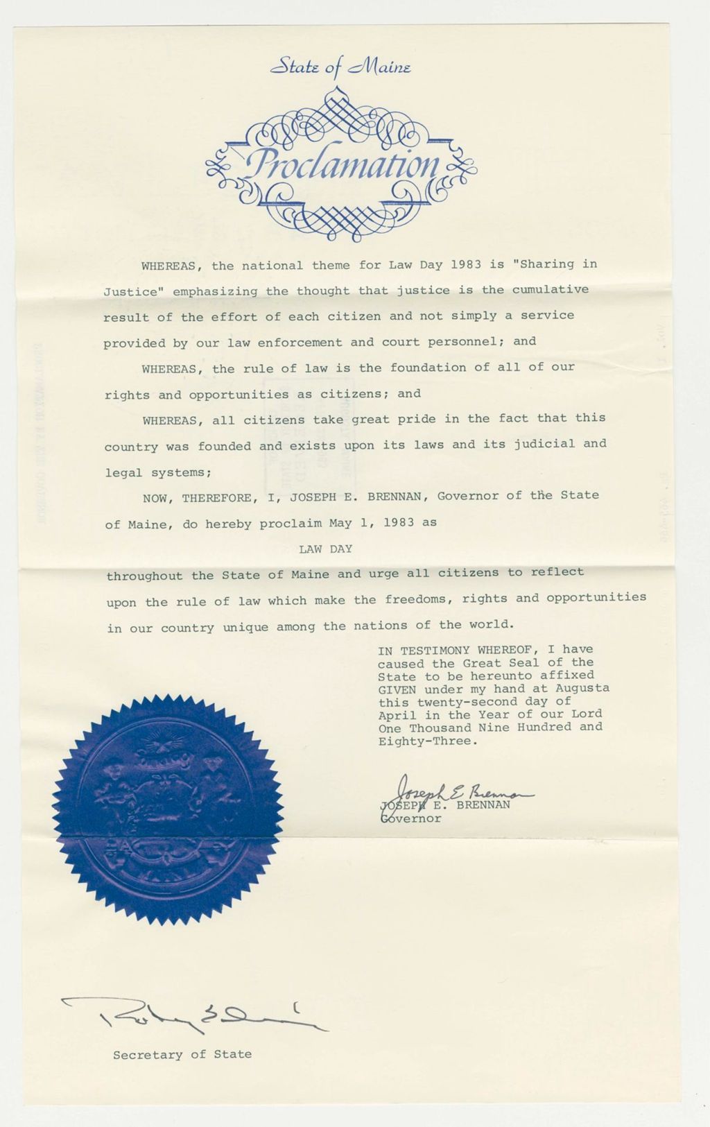 Miniature of Law Day