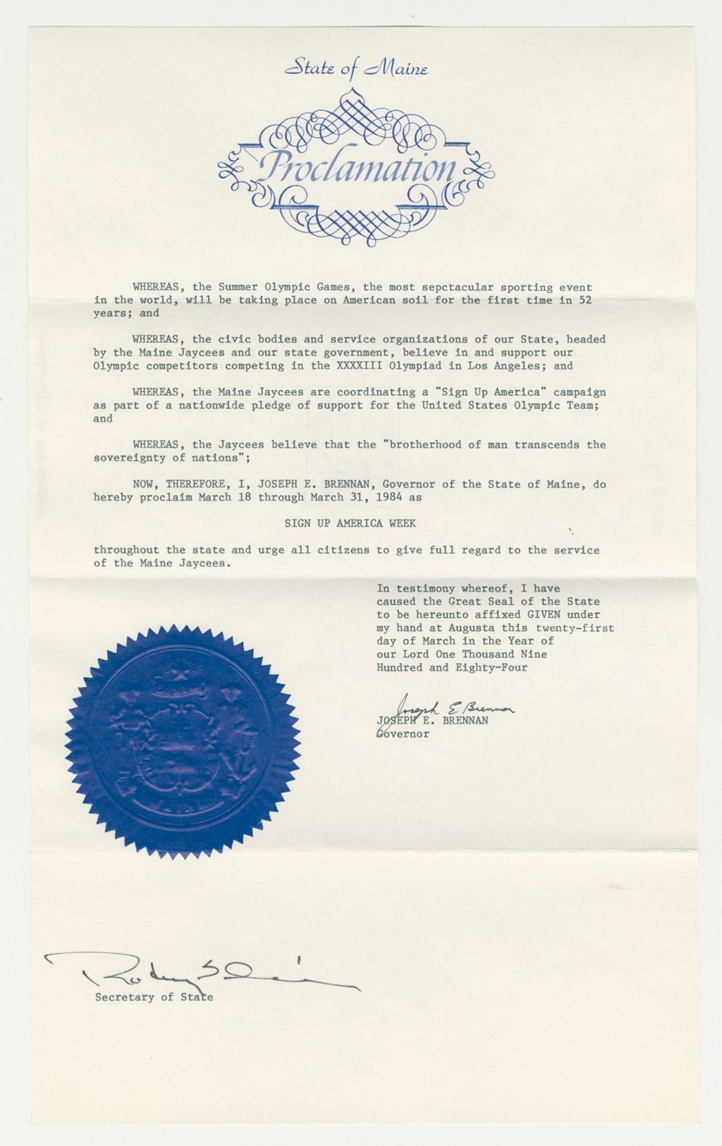 Miniature of Sign Up America Week