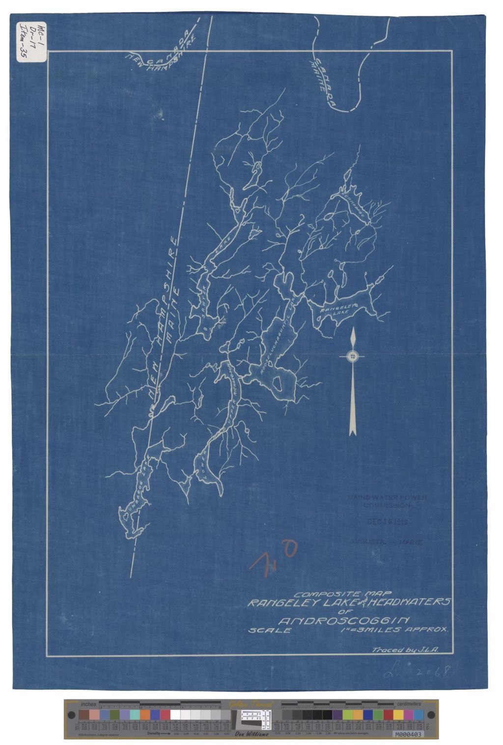 Miniature of Composite Map of Rangeley Lakes and Head Waters of Androscoggin River