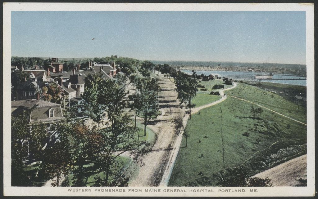 Miniature of Western Promenade from Maine General Hospital, Portland, ME