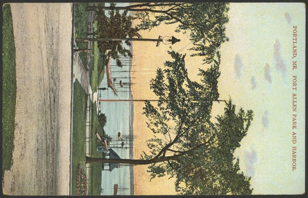 Miniature of Fort Allen Park and Harbor, Portland, ME