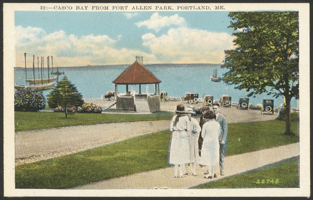 Miniature of Casco Bay from Fort Allen Park, Portland, ME