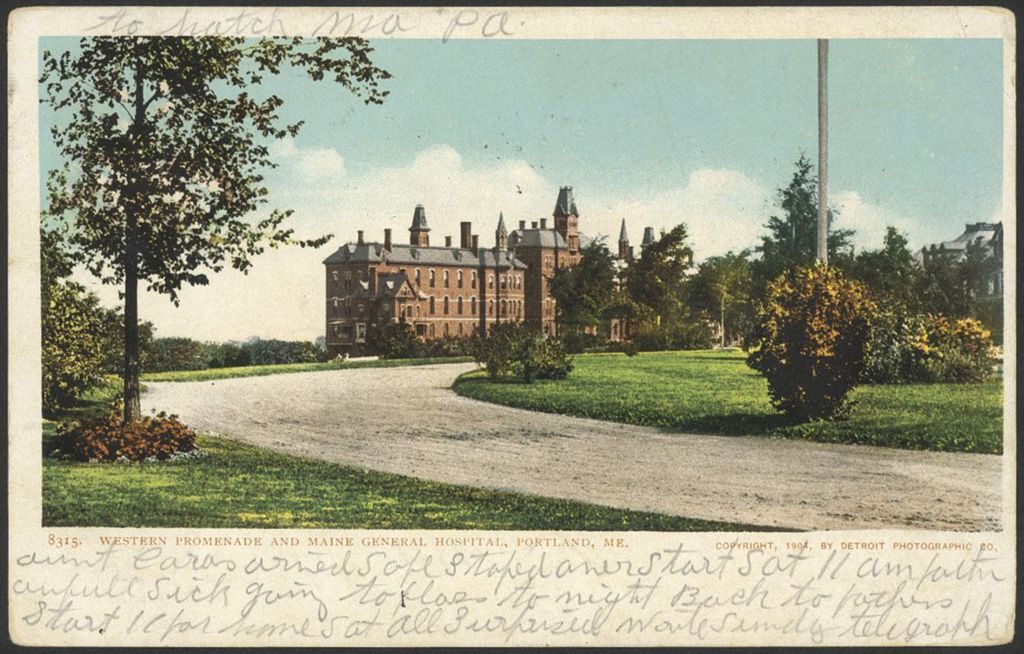 Miniature of Western Promenade and Maine General Hospital, Portland, ME